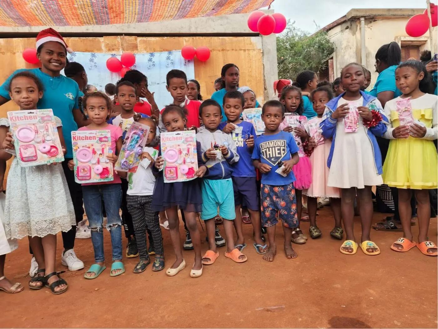 Christmas gift distributions celebrate and support local children.