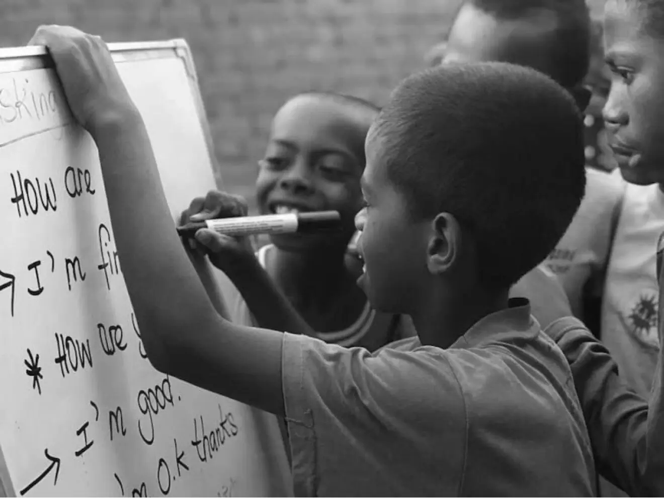 English learning created a safe and purposeful space for local children.